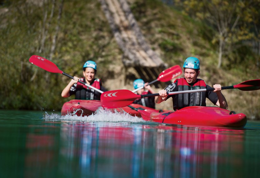 Funsport Kajak fahren © Flachau Tourismus