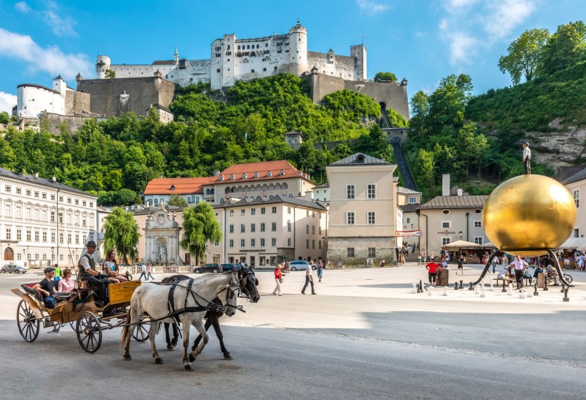 Kapitelplatz in der Stadt Salzburg © Tourismus Salzburg